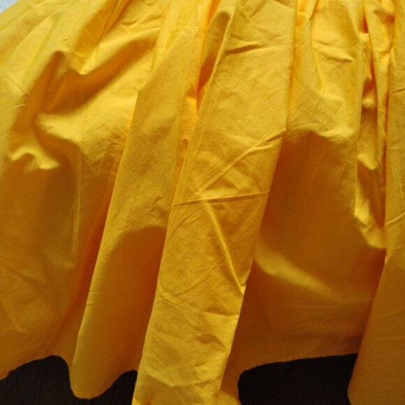 Yellow Off the Shoulder Girls Molo Dress - Picture 4 of 4